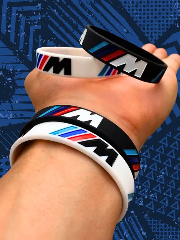 Debossed Ink Filled Wristbands